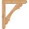 Ekena Millwork Olympic Craftsman Smooth Bracket w/ Offset Brace, Western Red Cedar, 5 1/2"W x 26"D x 30"H BKT0604X26X30OLY04SWR - alternate 3